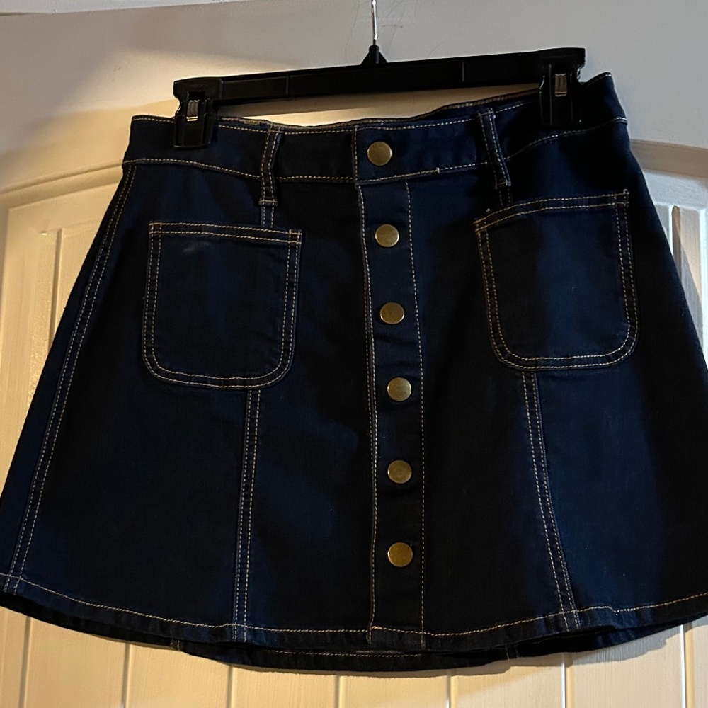SK 2 NWT Altar'd State Small Denim Mini Skirt